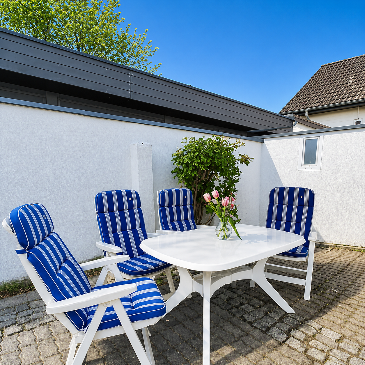 Spokojne patio pensjonatu